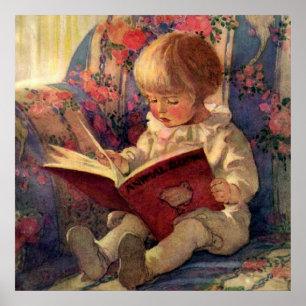 „Eine stille Ecke“ von Jessie Willcox Smith Poster