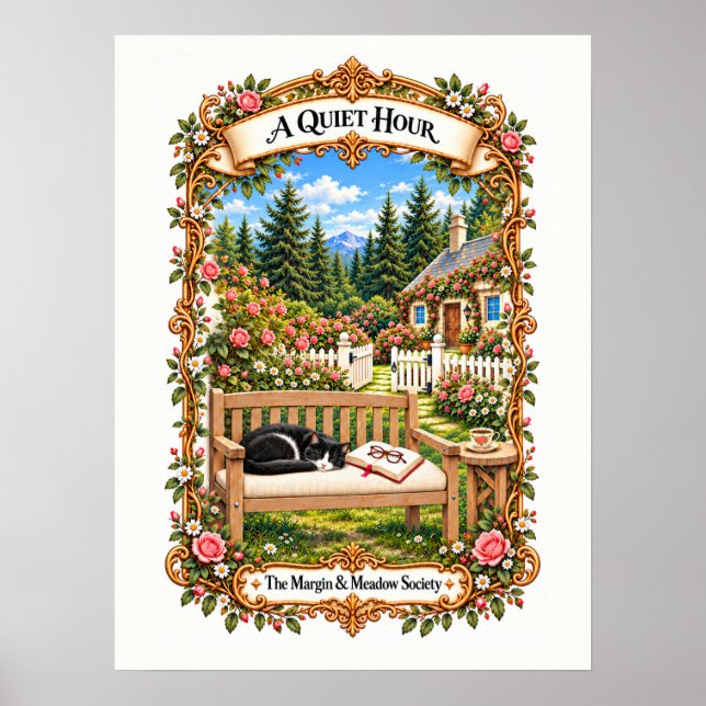 Eine stille Stunde Poster (Vorne)