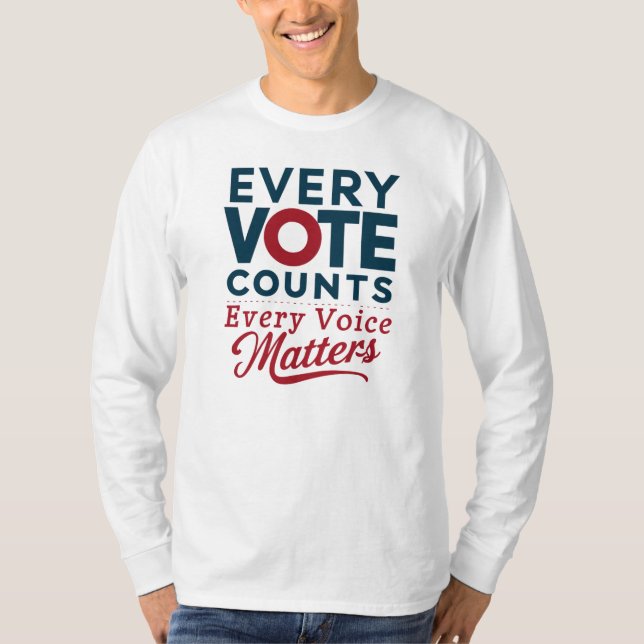 Eine Stimme, eine Zukunft T-Shirt (Vorderseite)