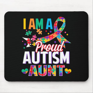 Eine stolze Autismus-Tante Autismus-Bewusstseins-P Mousepad