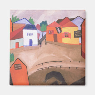 Eine Straße, 1910s Magnet
