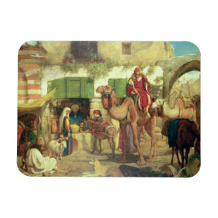 Eine Straße in Jerusalem, 1867 Magnet