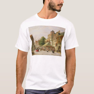 Eine Straßen-Szene in Amsterdam T-Shirt