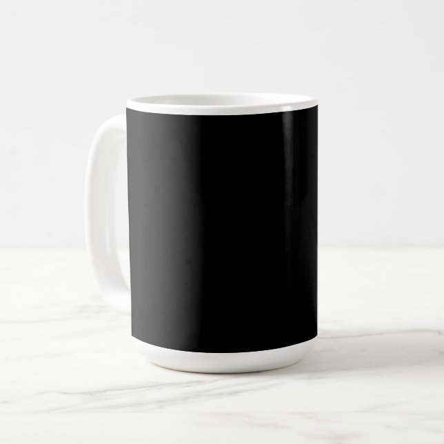 Eine strukturierte schwarze Oberfläche mit feinem  Kaffeetasse (Vorderseite Links)