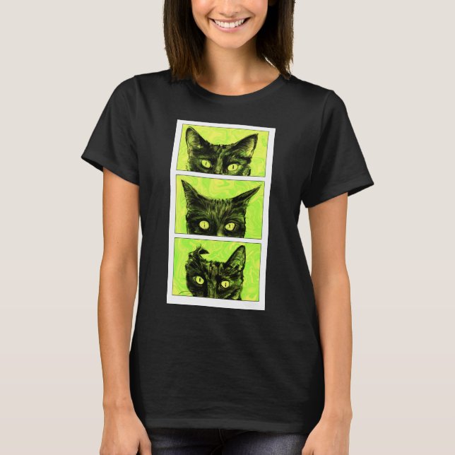 Eine Studie der Ohren der Katze T-Shirt (Vorderseite)