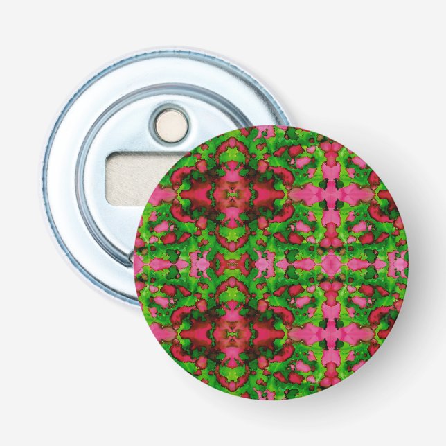 Eine Studie in Rosa und Grün Flaschenöffner (Vorderseite)