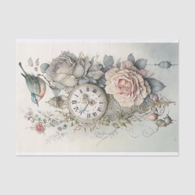 Eine Studie in Rose und Zeit 4 Seidenpapier (Vorderseite)