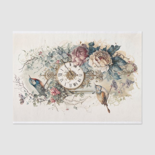 Eine Studie in Rose und Zeit 5 Seidenpapier (Vorderseite)