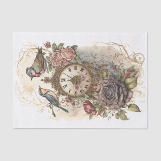 Eine Studie in Rose und Zeit 6 Seidenpapier (Vorderseite)