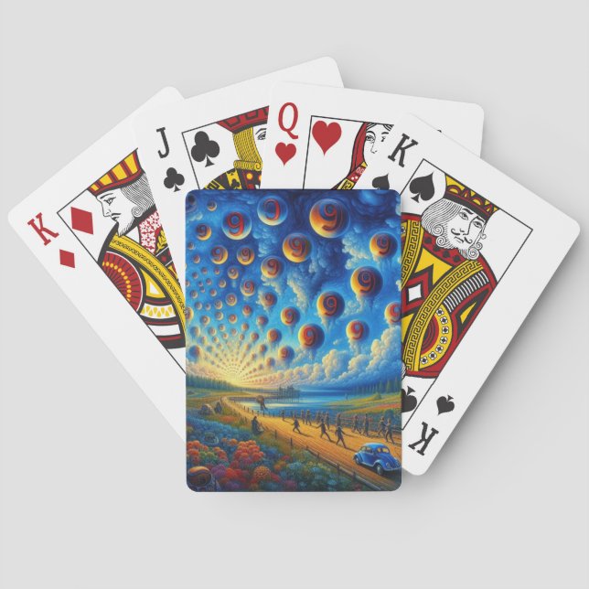 Eine surreale Reise durch Ton und Vision Spielkarten (Rückseite)