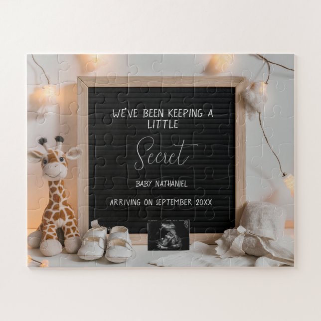 Eine süße Ankündigung einer Schwangerschaft von Gi (Horizontal)