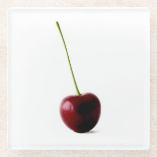 Eine süße Cherry-Küste Glasuntersetzer