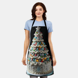 Eine süße Feier Der Weihnachtsbaumkuchen Schürze