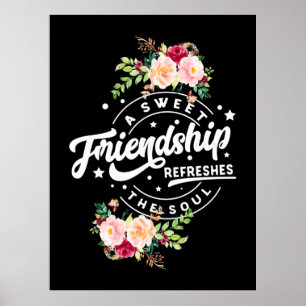 Eine süße Freundschaft erfrischt das Soul Poster