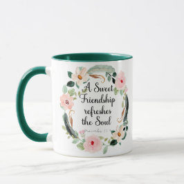Eine süße Freundschaft erfrischt das Soul Tasse