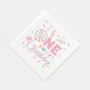 Eine süße Geburtstags-Lunch-Napkin Serviette