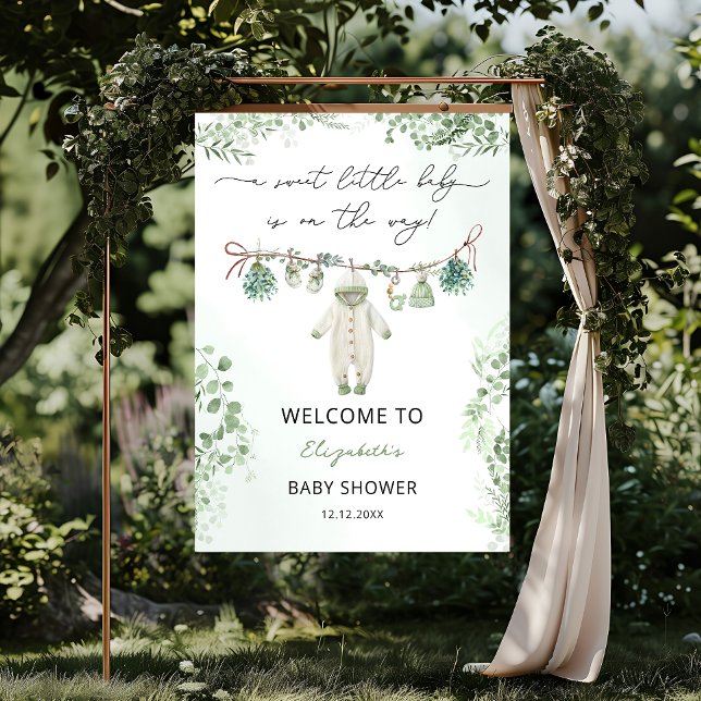 Eine süße kleine Babykleide Babydusche - Empfang Poster (Von Creator hochgeladen)