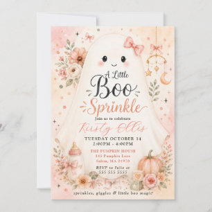 Eine süße kleine Boo-Baby-Sprinkle-Party Einladung