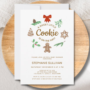 Eine süße kleine Cookie-Baby-Party Einladung