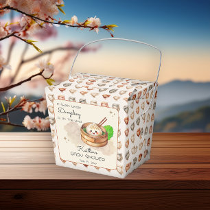 Eine süße kleine dumme Kwai Theme Babydusche Geschenkschachtel
