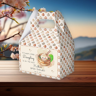 Eine süße kleine dumme Kwai Theme Babydusche Geschenkschachtel