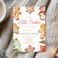 Eine süße kleine Kekse Lebkuchen-Baby-Party