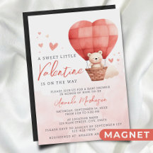 Eine süße Kleine Valentine ist auf dem Weg Baby Du