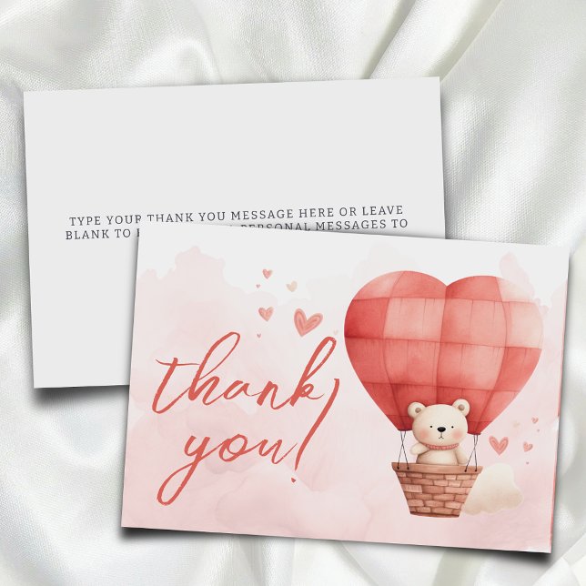 Eine süße Kleine Valentine ist auf dem Weg Flat Dankeskarte (Von Creator hochgeladen)