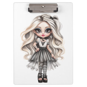 Eine süße Mädchen-Halloween-Design-Kollektion 12 Klemmbrett