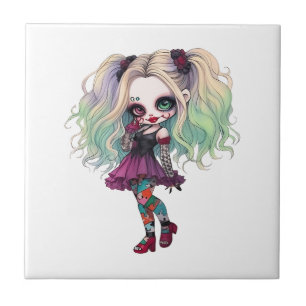 Eine süße Mädchen-Halloween-Design-Kollektion 13 Fliese