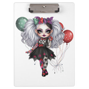 Eine süße Mädchen-Halloween-Design-Kollektion 14 Klemmbrett