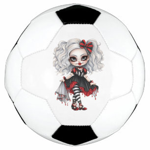 Eine süße Mädchen-Halloween-Design-Kollektion 7 Fußball