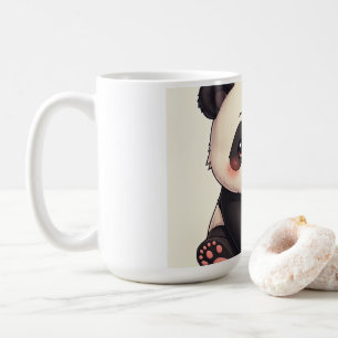 eine süße Panda-Tasse Kaffeetasse