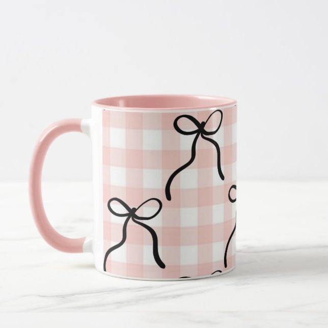 Eine süße rosa Tasse (Links)