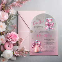 Eine süße Tini-One-Pink-Coquette-Girl-Babydusche