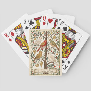 Eine Symphonie der Winterflügel Spielkarten