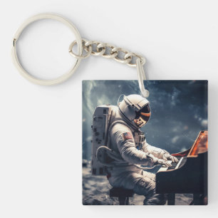 Eine Symphonie für die Sterne Astronautenpiano a Schlüsselanhänger