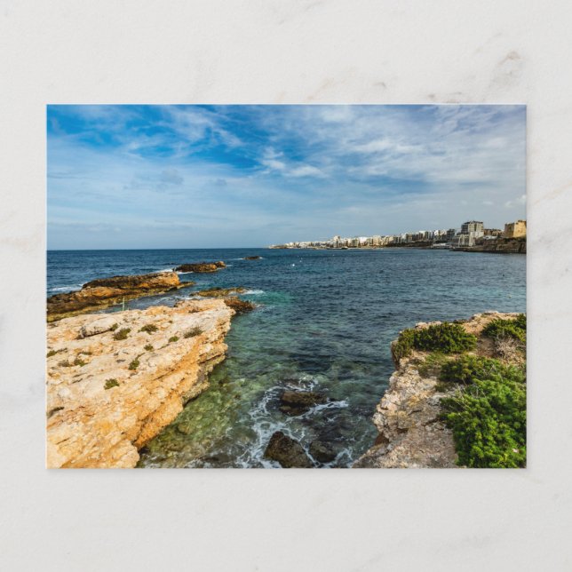 Eine Szene aus der Malta Holiday Card Postkarte (Vorderseite)
