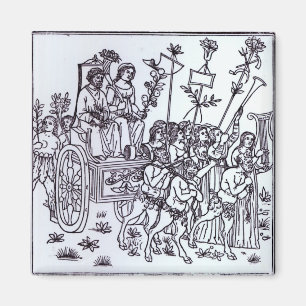 Eine Szene vom Decameron Magnet