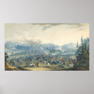 Eine Szene vom Russisch-Türkischen Krieg, 1801 Poster