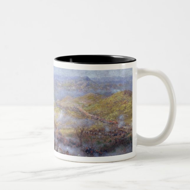 Eine Szene vom Russo-Türkischen Krieg Zweifarbige Tasse (Rechts)