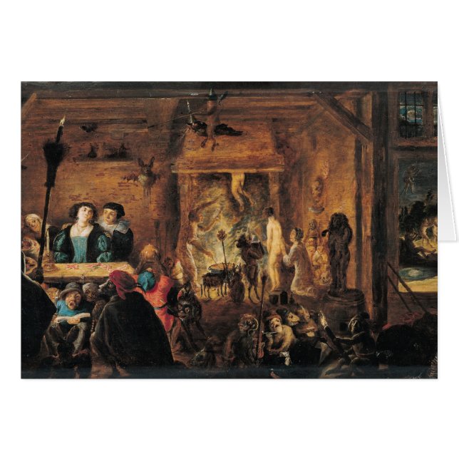 Eine Szene von Zauberei, 1633 (Vorderseite (Horizontal))