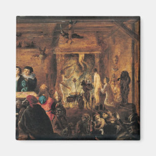 Eine Szene von Zauberei, 1633 Magnet