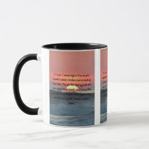 Eine tägliche, belebende Zweittongebet-Tasse Tasse