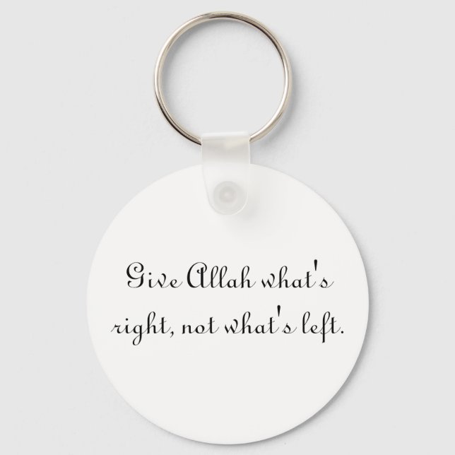 Eine tägliche Erinnerung Schlüsselanhänger (Vorderseite)