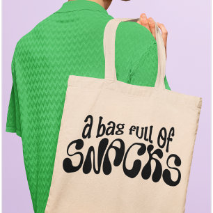 Eine Tasche voll Snacks Funny Cool Modern
