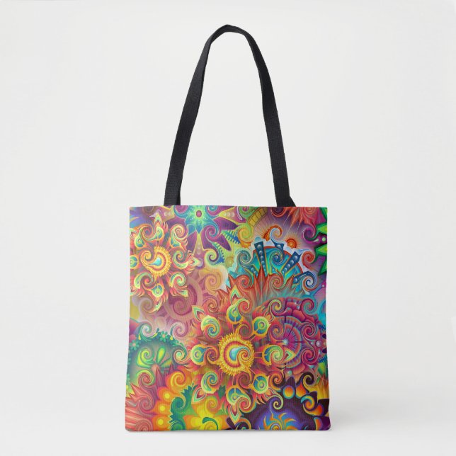 Eine Tasche von vielen Farben Tote Tasche (Vorderseite)