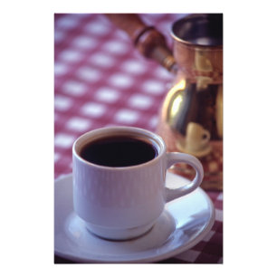 Eine Tasse arabischen Kaffee. Syrien. Die Mitte Fotodruck