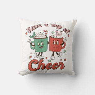 Eine Tasse Cheer Ho Ho Ho Ho Kissen