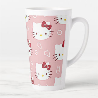 eine Tasse, die ein niedliches Kätzchen ausdrückt Milchtasse